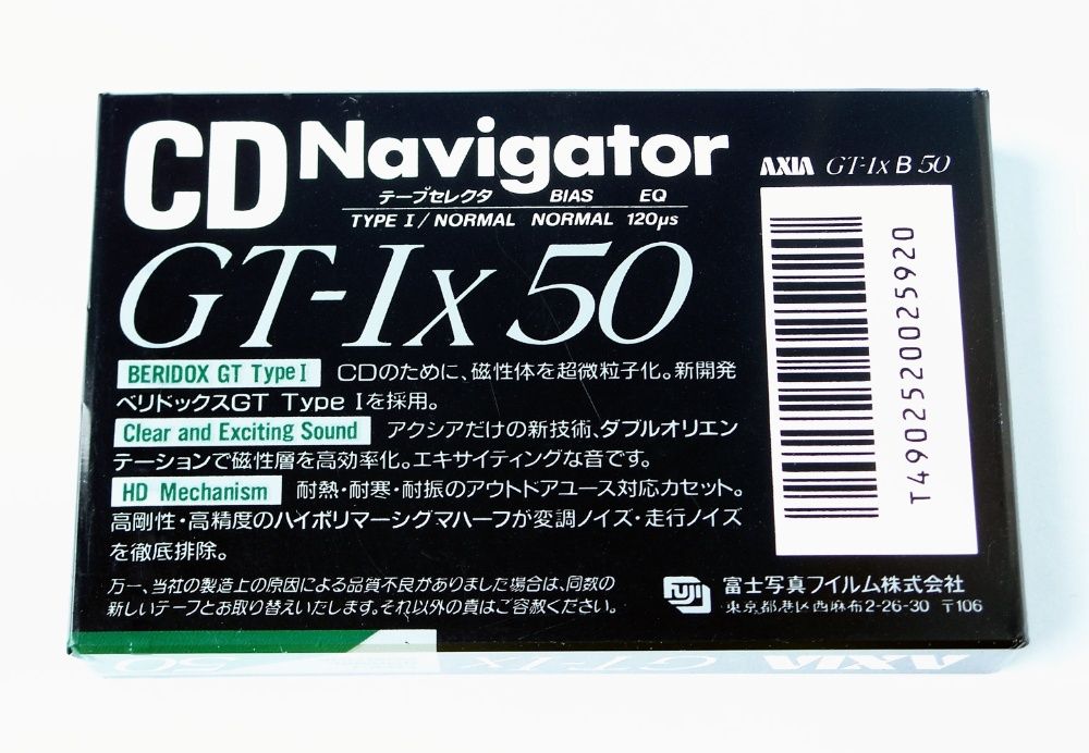Аудиокассета AXIA GT-Ix 50 Black version
