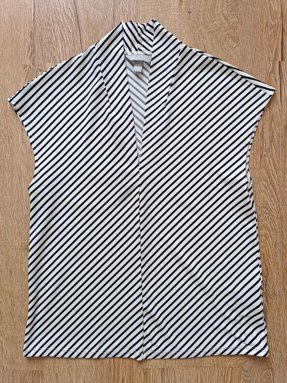 Блуза, футболка, кофтинка H&M в полоску, розмір М