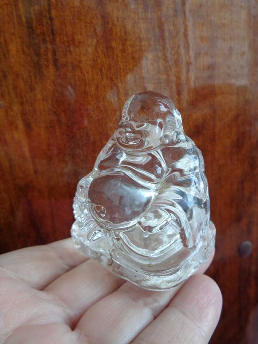 статуетка Будда гутне скло 7*4,5см нова