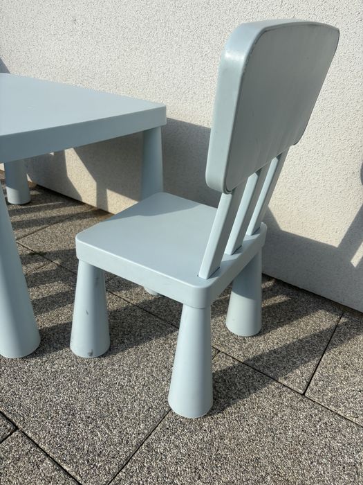 Ikea mammut zestaw 3 krzesła +stół