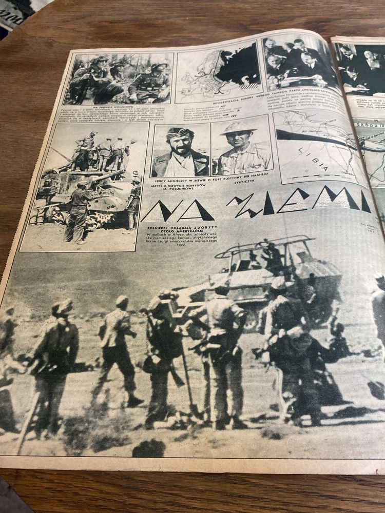 Gazeta z okresu okupacji Ilustrowany Kurjer Polski 5 lipca 1942