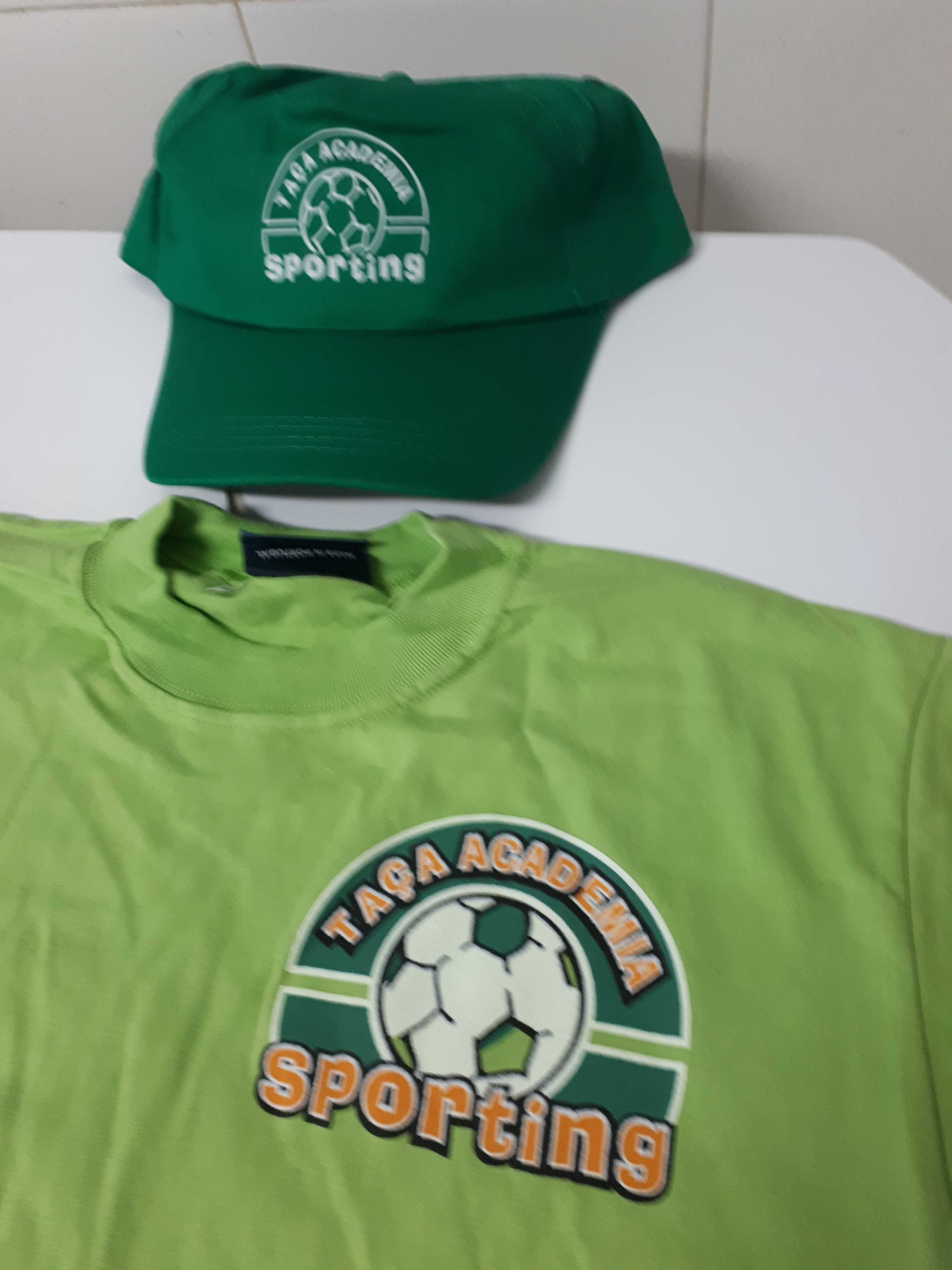 Camisola S e Boné da Taça Academia Sporting NOVO