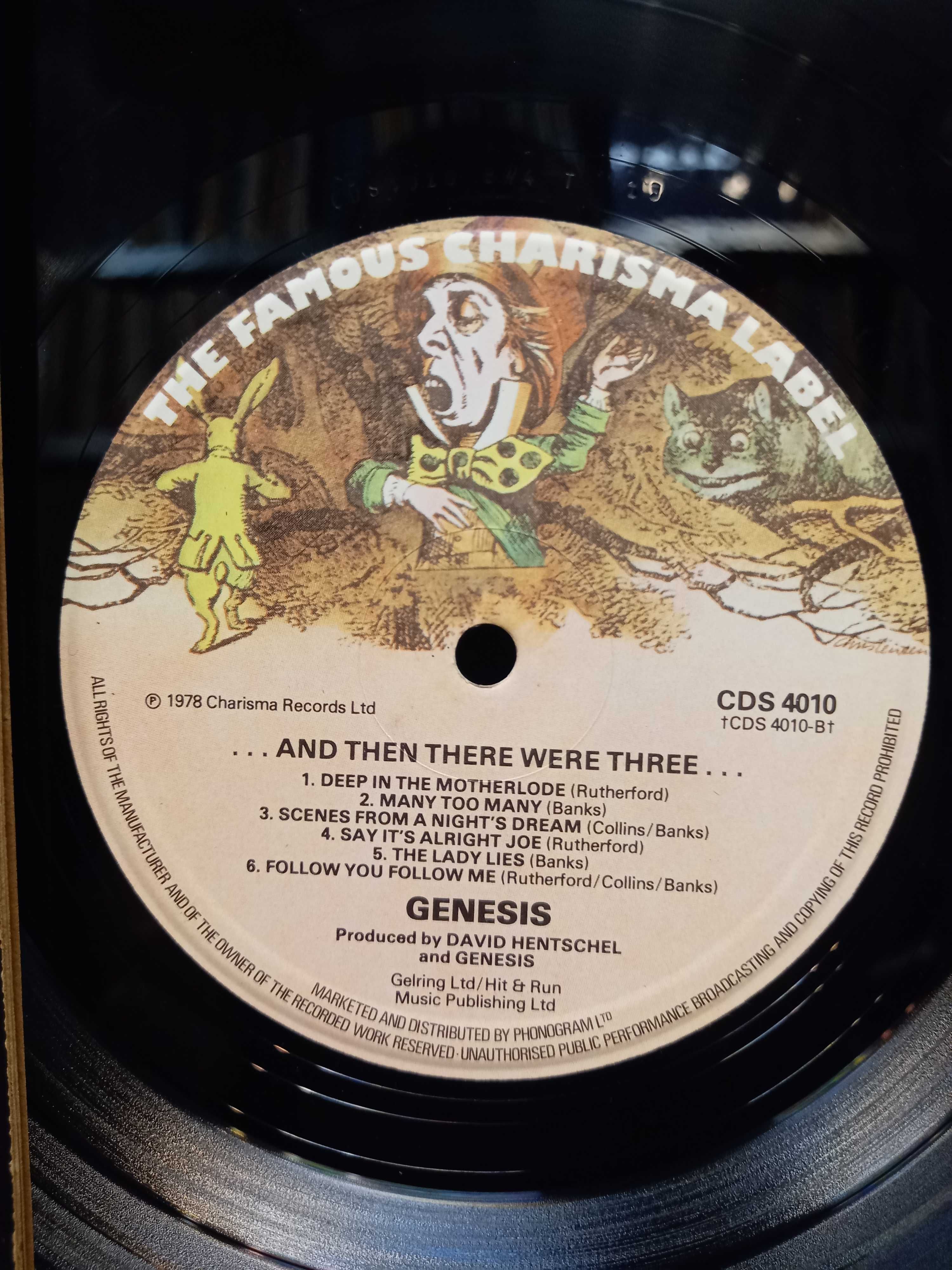 Winyl. Genesis And Then There Were Three. UK.