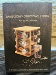 Bambusowy obrotowy stojak na 12 przypraw