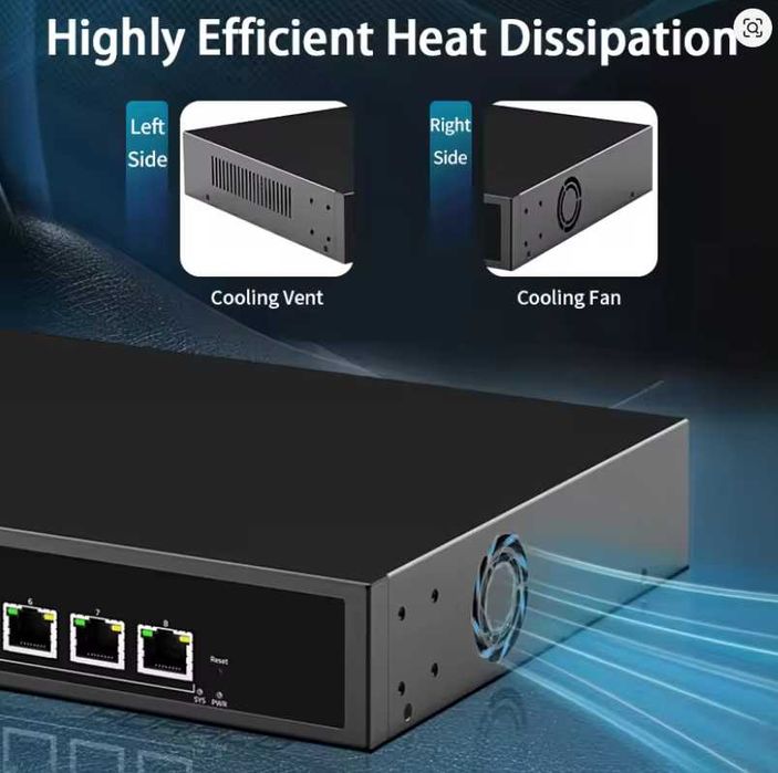 Web Managed Ethernet Switch 8 LAN Port 10Gb