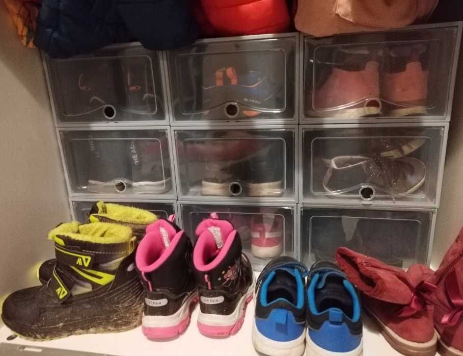 Organizery 10 sztuk pudełka do przechowywania na buty dom