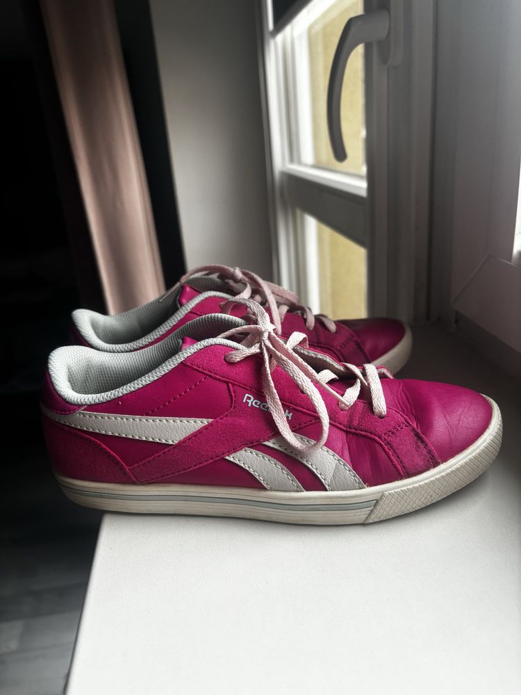 Trampki adidasy róż 36 do szkoły na codzień reebok eko skóra