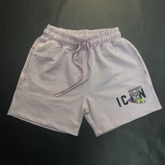 DSQUARED2 ICON Premium Женские спортивные шорты хлопковые розовый хит