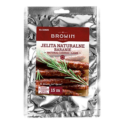 Jelita naturalne baranie - kaliber 18/20 mm, 15 m BROWIN