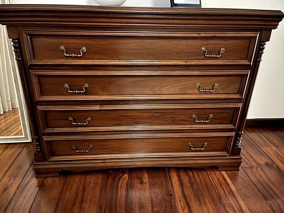 Mobilia Completa Quarto - Madeira Maciça