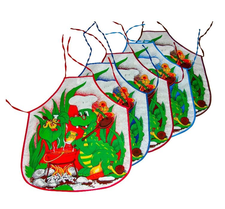 Fartuszek Kuchenny dziecięcy Smok Dinozaur 100% Bawełna Antyalergiczna
