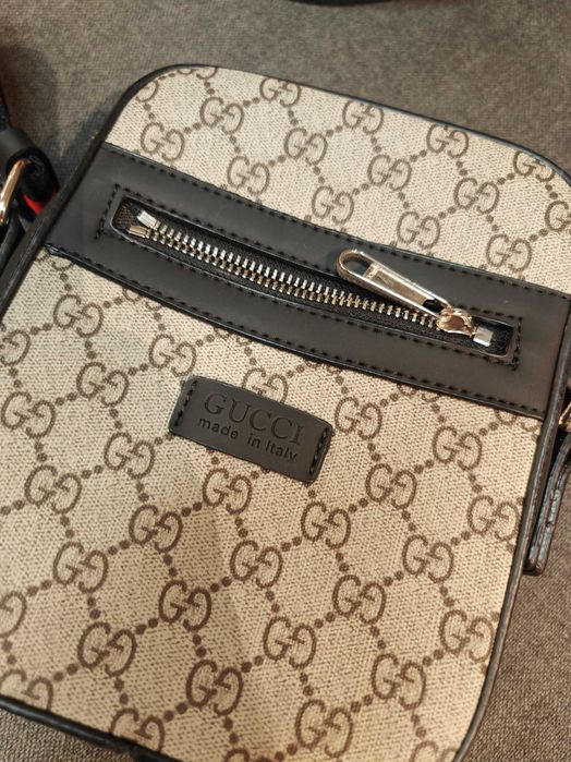 Torebka męska reporterka Gucci 16x21x6 bardzo ładnie wykonana!