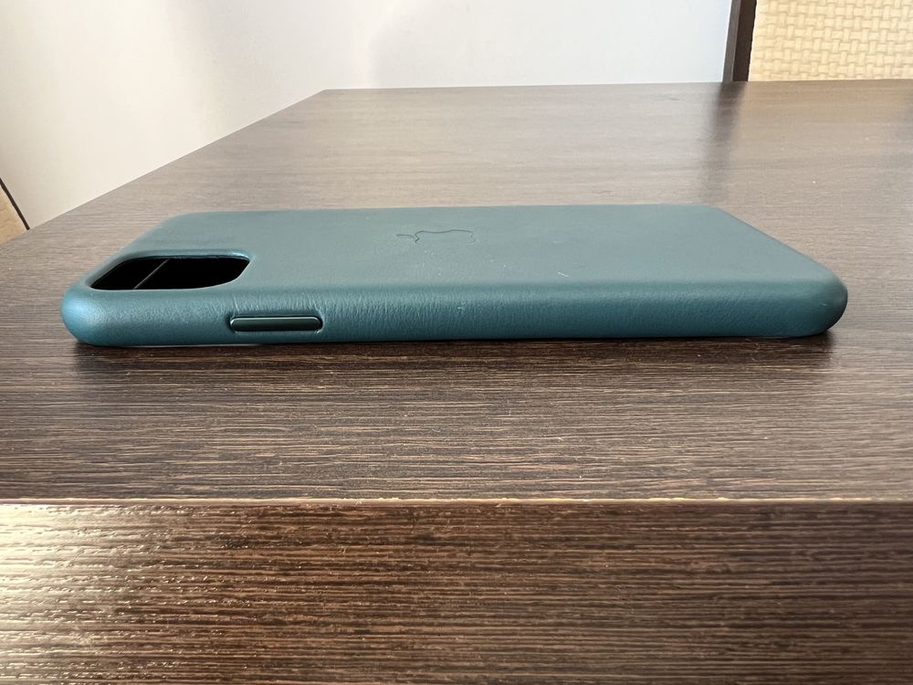 Etui skórzane Apple iPhone 11 Pro Max Forest Green - oryginalne