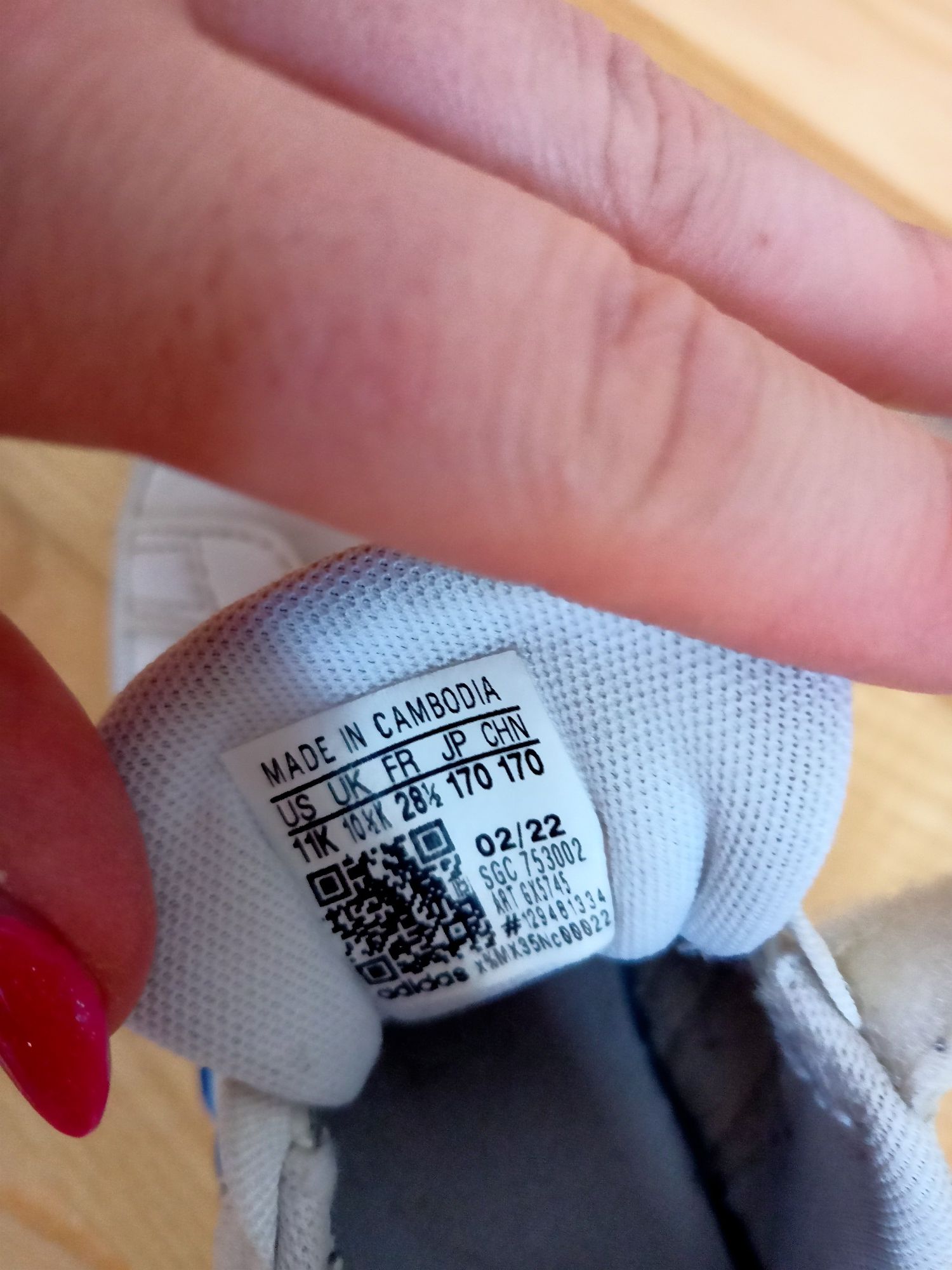 Adidasy chłopięce adidas 28 1/2 17cm