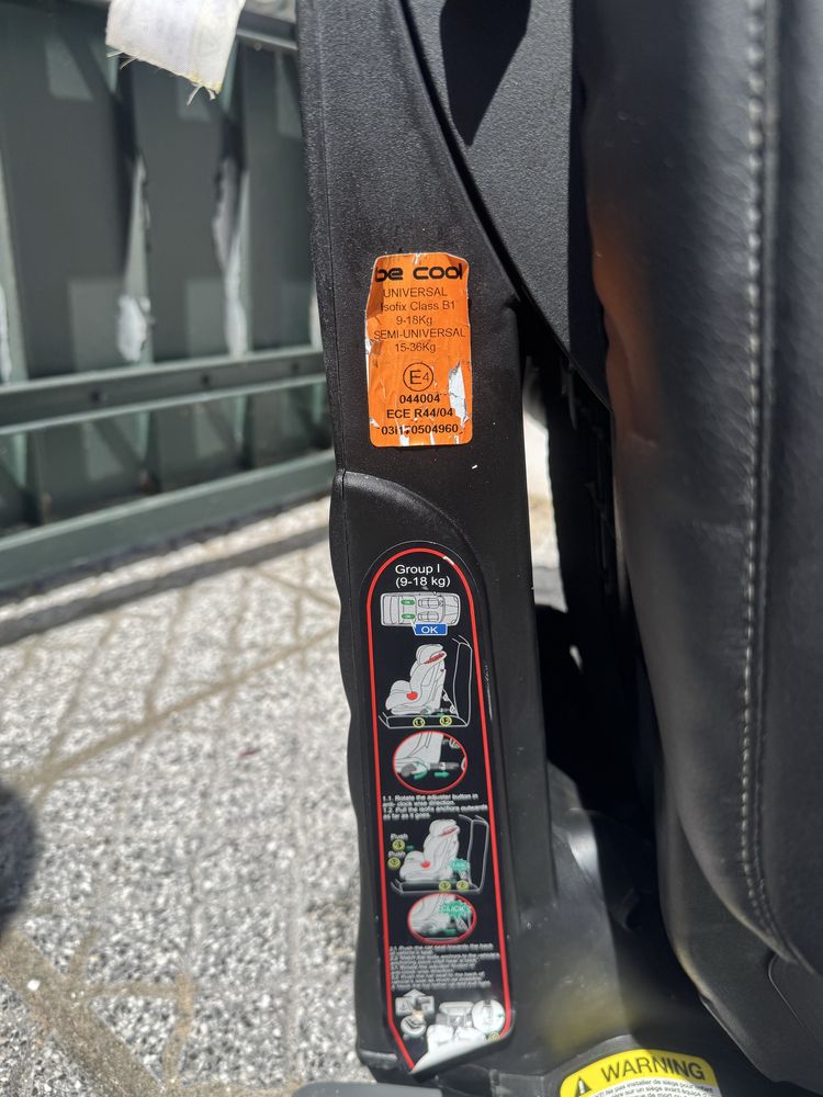 Cadeira Auto com isofix