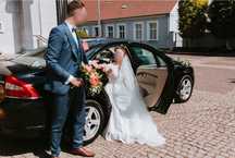 Suknia ślubna jak księżniczka, litera A, ecru, S