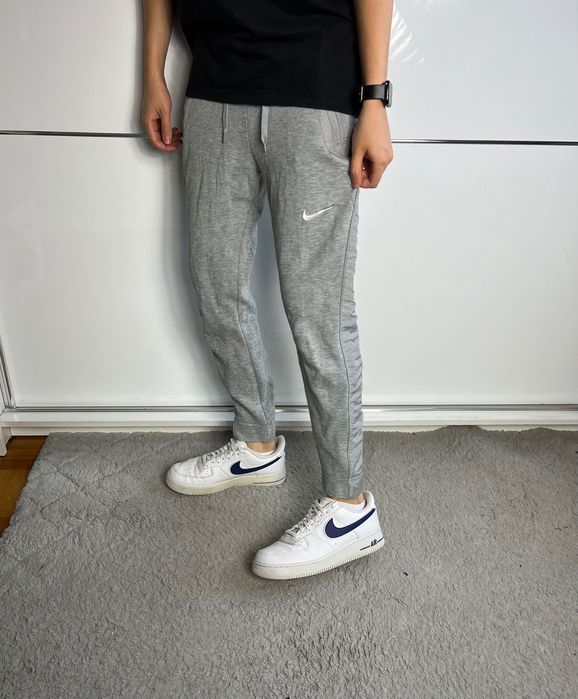Dresy Nike small logo y2k grey