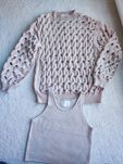 Komplet sweter i top Zara r.164