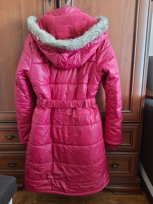 Płaszczyk kurtka 5 10 15 rozmiar 164 ciemny róż