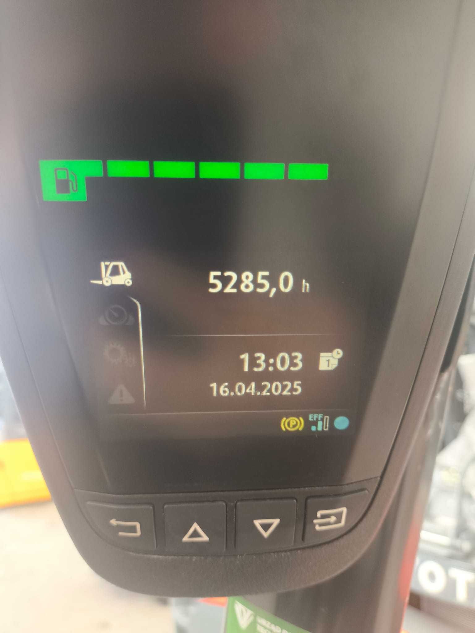 Wózek widłowy LINDE H16T-01 1600kg 3 sekcje UDT 3700mm 5285 MTG 2018r