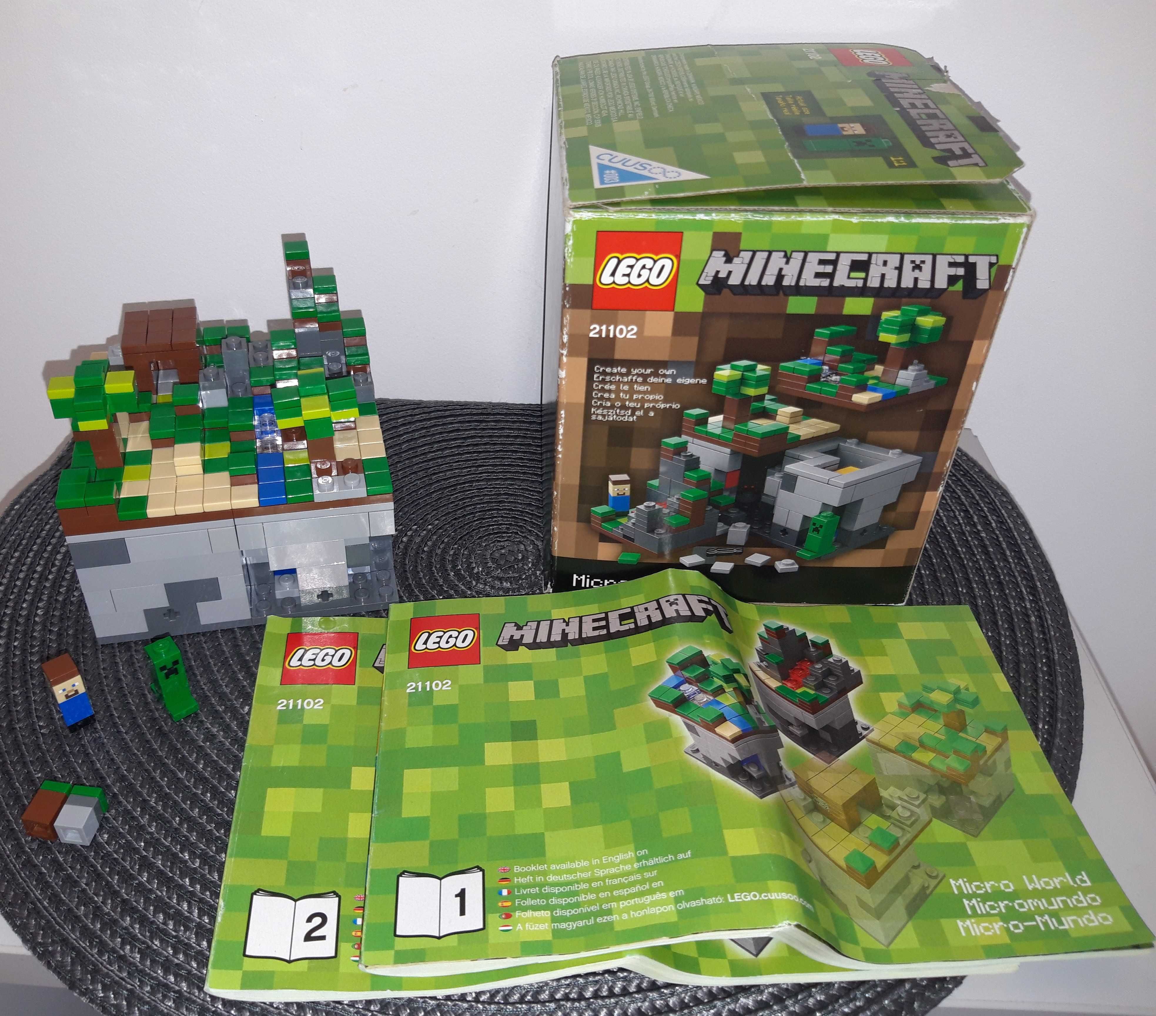 21102 LEGO Minecraft Micro World + Księga Sekretów Ocalałych