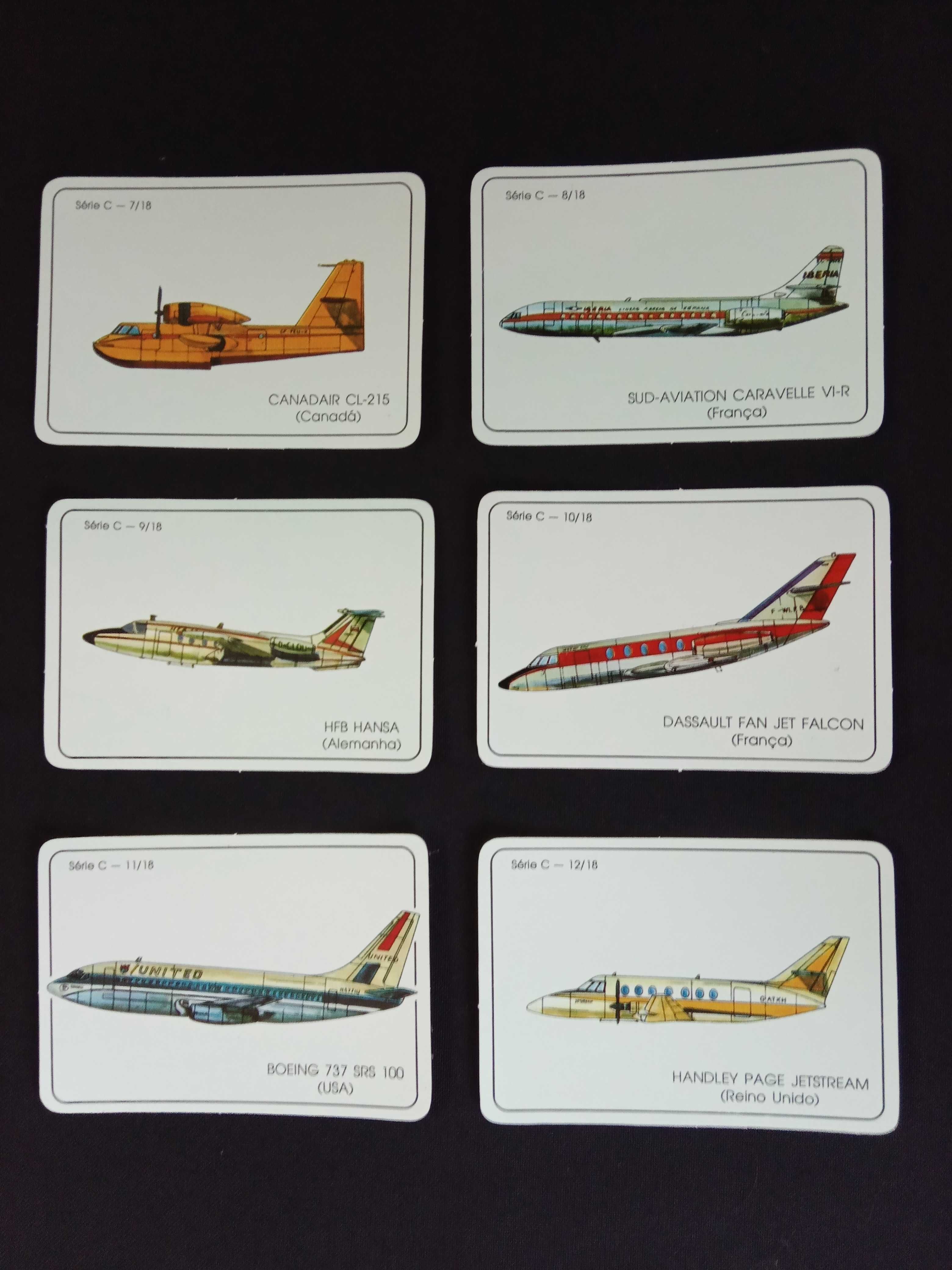 Aviões - Coleção 18 calendários 1989