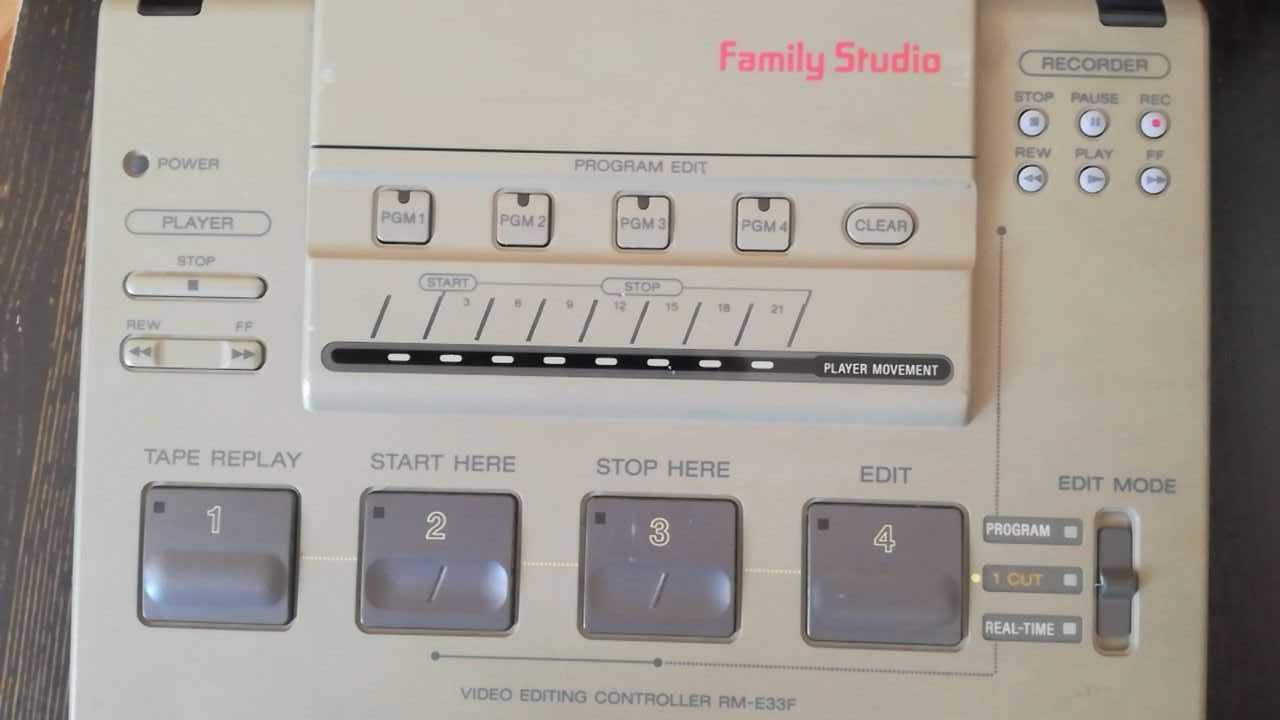 Sony Video Editing Controller - Model RM-E33F