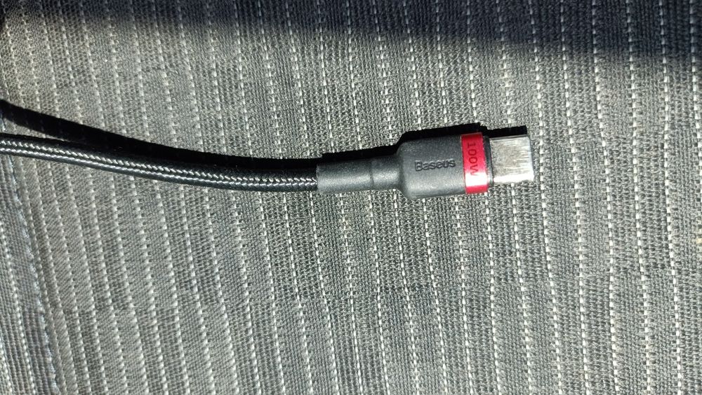 Фірмовий кабель Baseus Type C, 100W!!, 500мм для швидкої зарядки