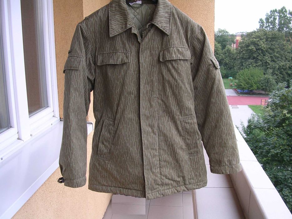 Stary mundur polowy deszczyk ocieplany.