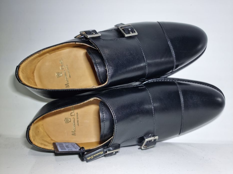 Sapato clássico double monkstrap Massimo Dutti Goodyear