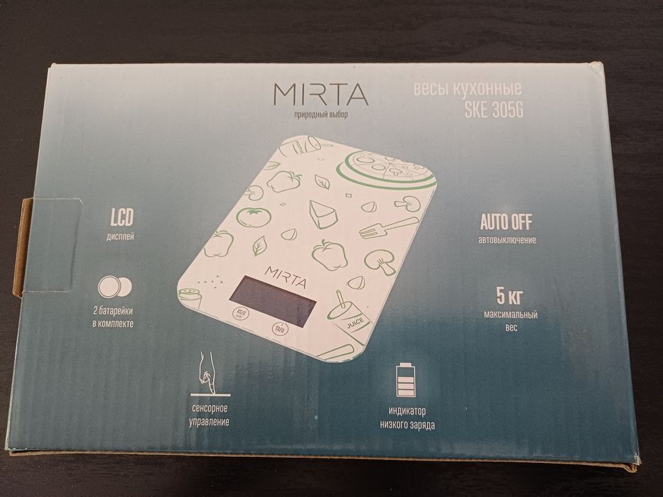 Весы кухонные MIRTA SKE 305G