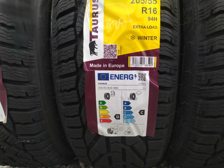 NOWE OPONY 205/55/16 TAURUS WINTER 2025 rok 91T pr. MICHELIN Wysyłka