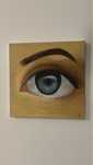 Pintura A Óleo Eyes Original