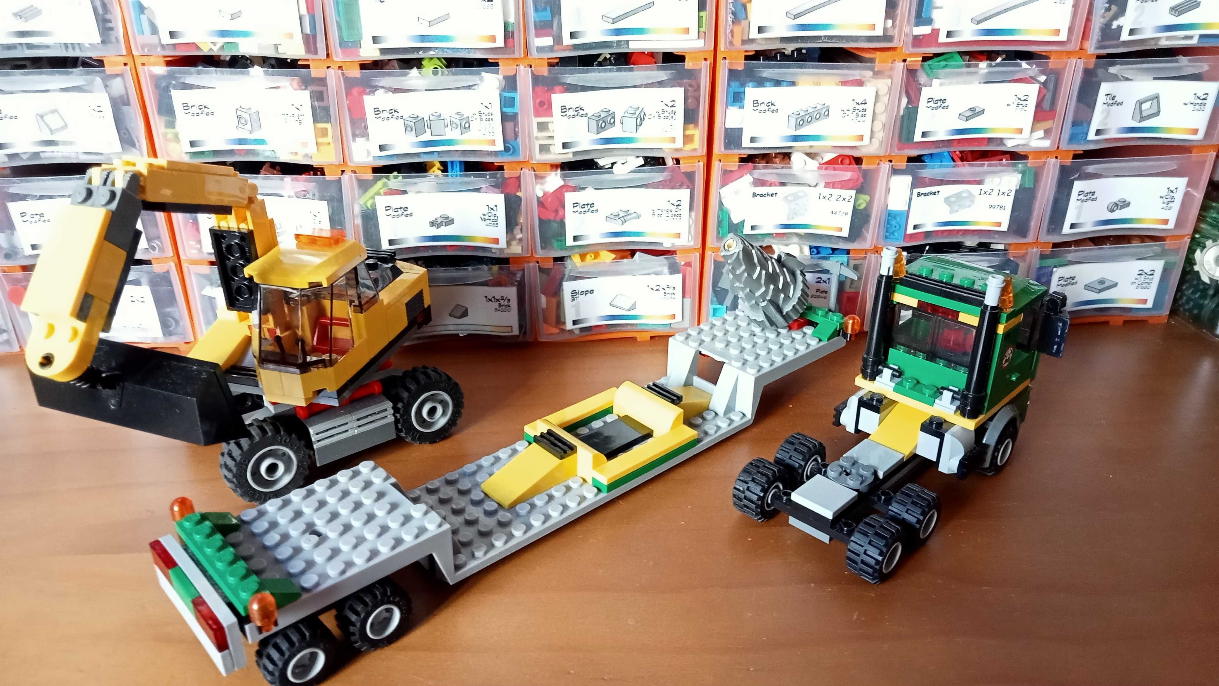 Lego city 4203 Excavator Transport