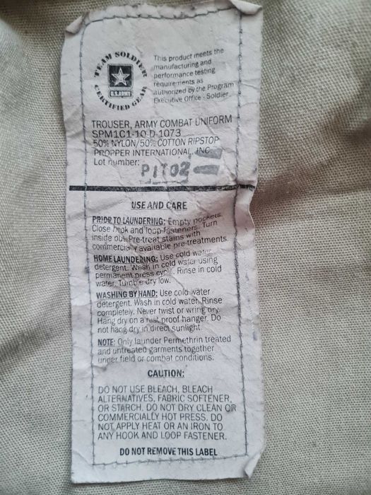 Spodnie Mundur Small Regular US Army UCP ACU