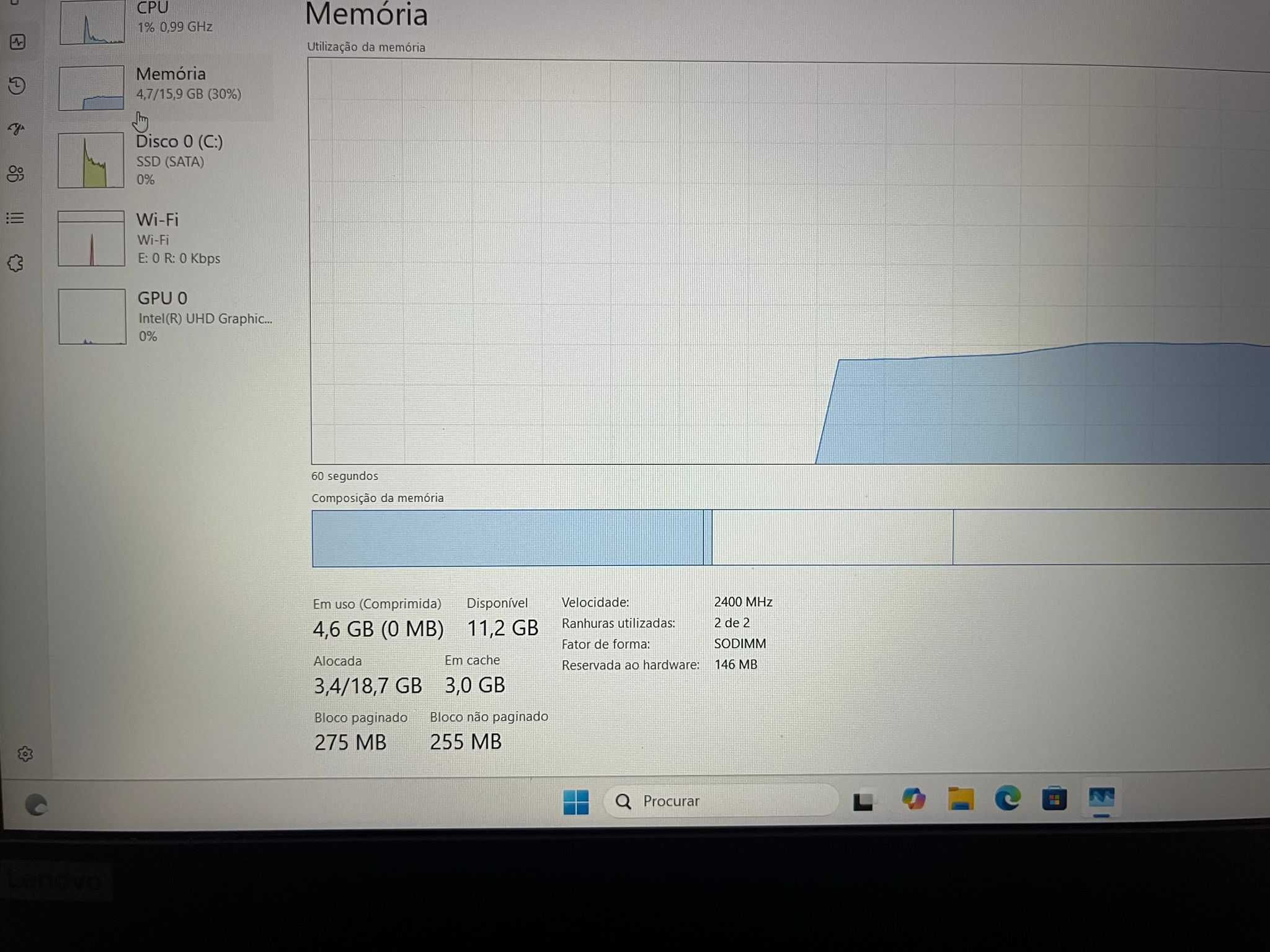 ThinkPad® E480 I5 da 8ª geração 16 Gb e 480 SSD