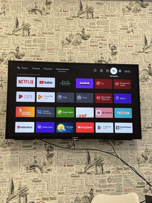 Телевизор Sony KD-43XF8096 — 43” 4K HDR Android TV