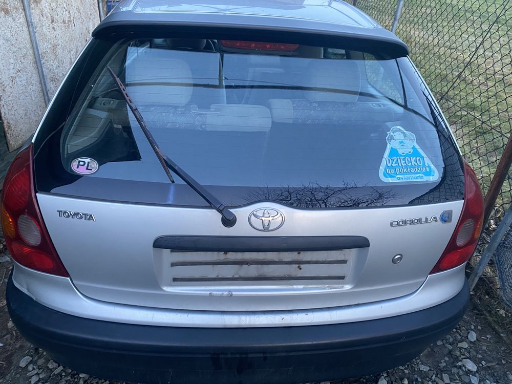 Klapa tyl kompletna Toyota corolla e11 rozne kolory