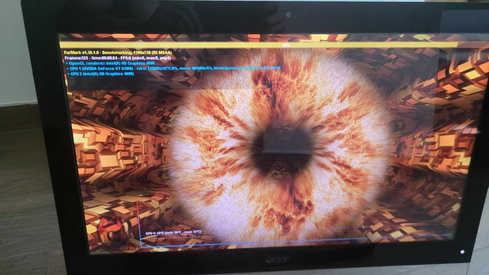 Сенсорний моноблок 23" Acer 5600U intel i3 Geforce 5Gb Ram 8 Gb SSD