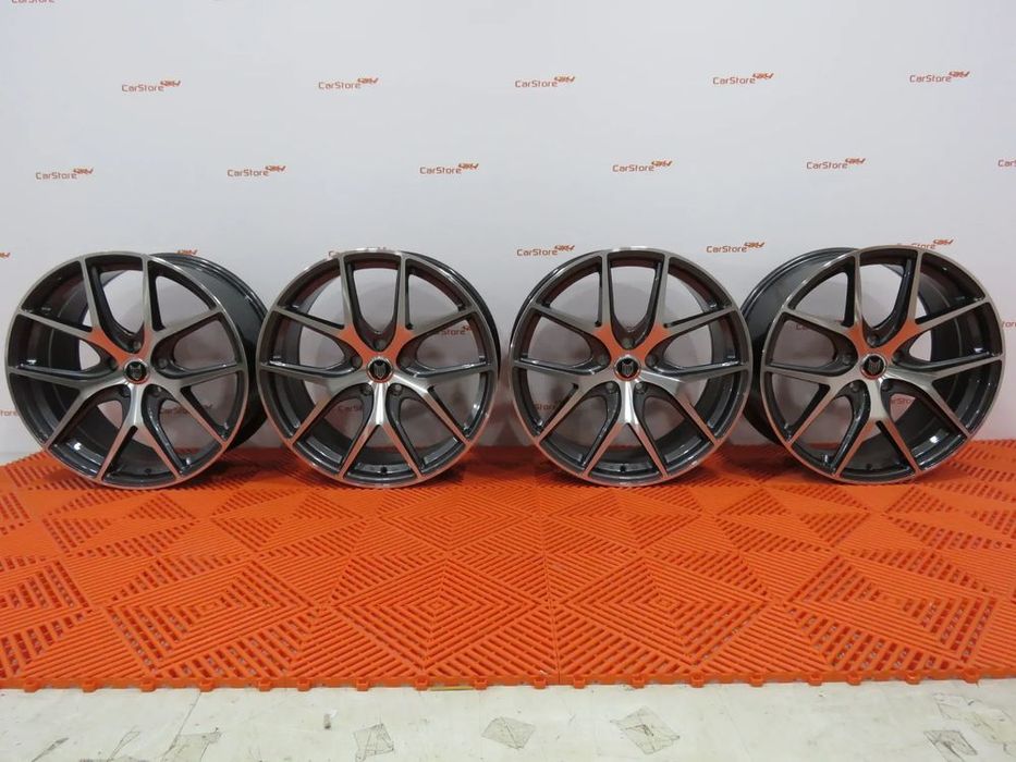 Jantes FOX Alpha 19 x  8j et 35 5x120 Gunmetal + Maquinado