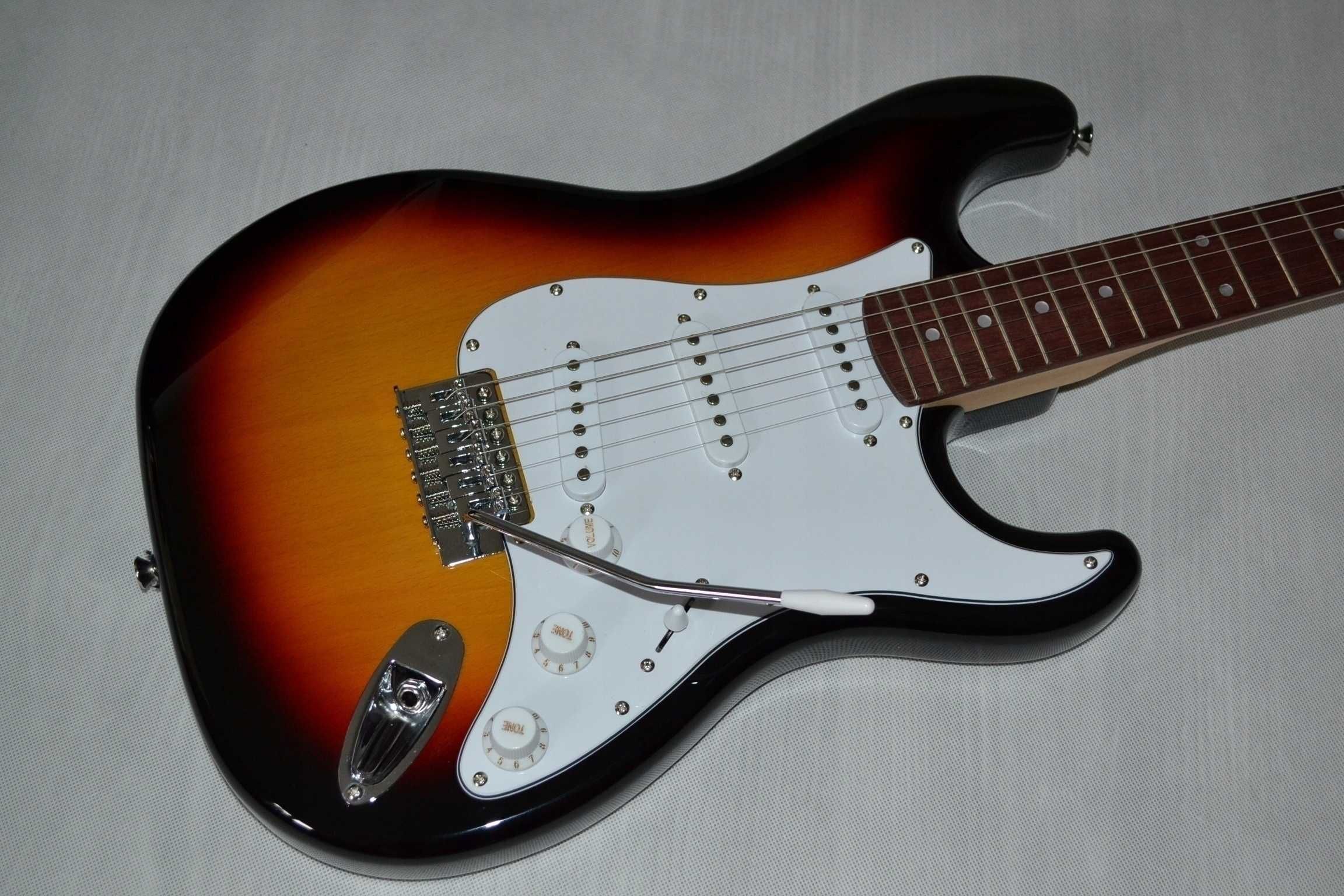 Harley Benton ST-20 SB nowa gitara STRATOCASTER - ustawiona!