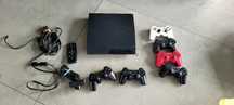 Konsola ps3  320 GB plus 6 padów pilot kamerka