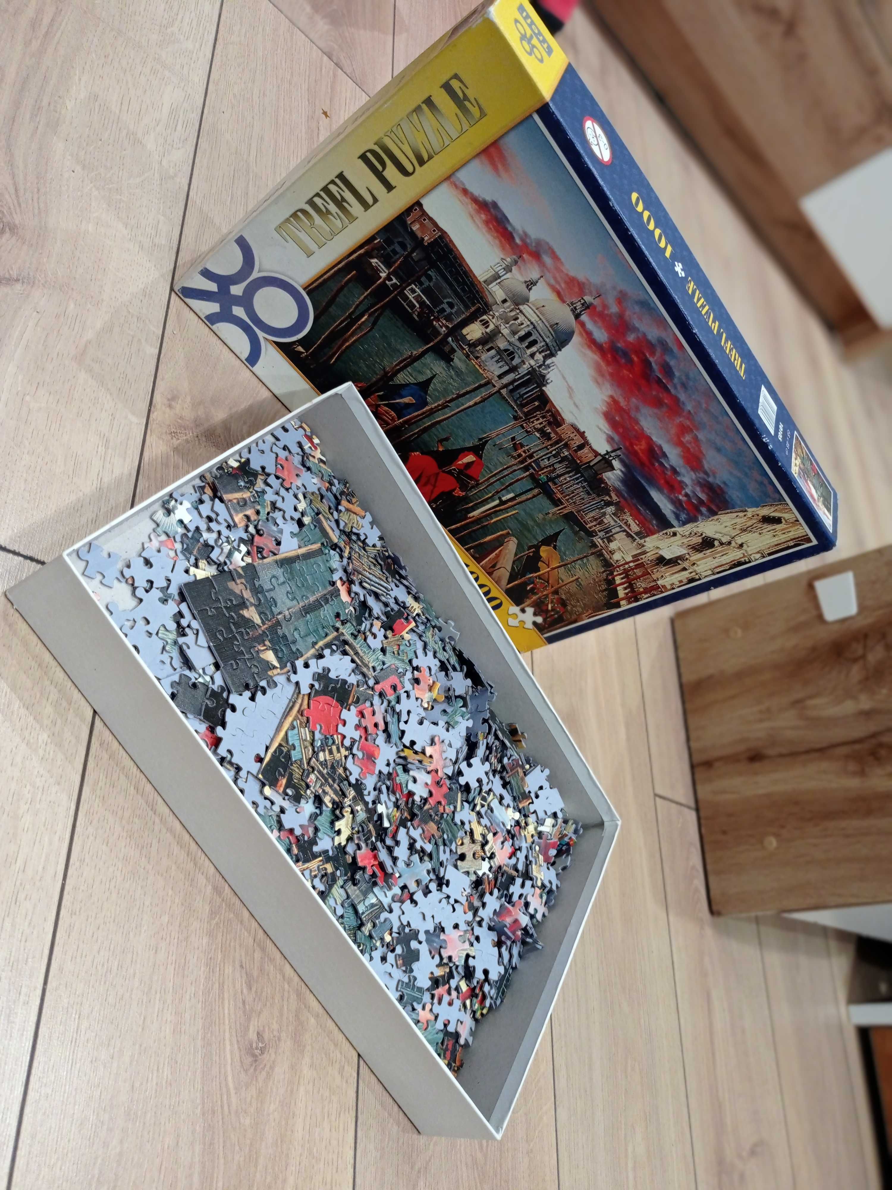 Trefl puzzle 1000 idealne kompletne