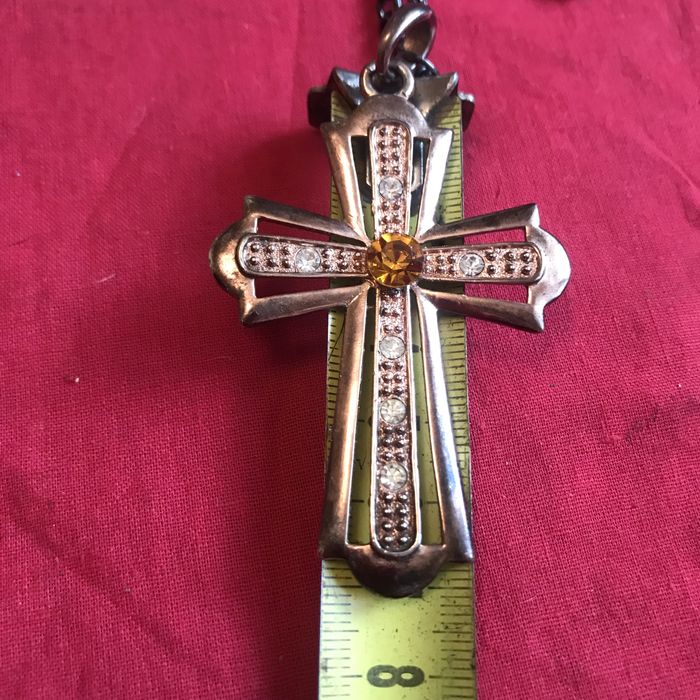 Большой   латунный крестик