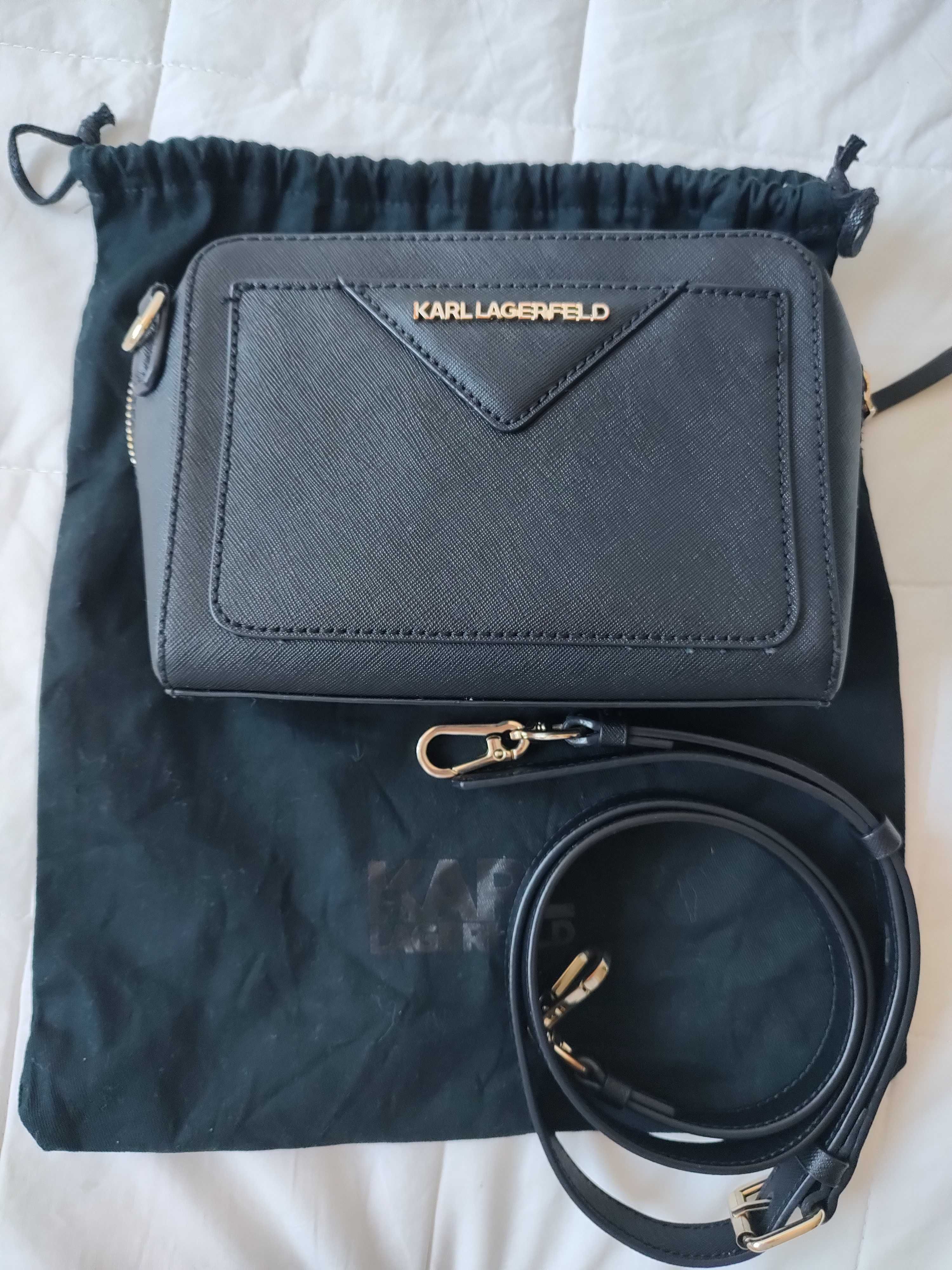 Karl Lagerfeld Camera Bag 100% skóra saffiano