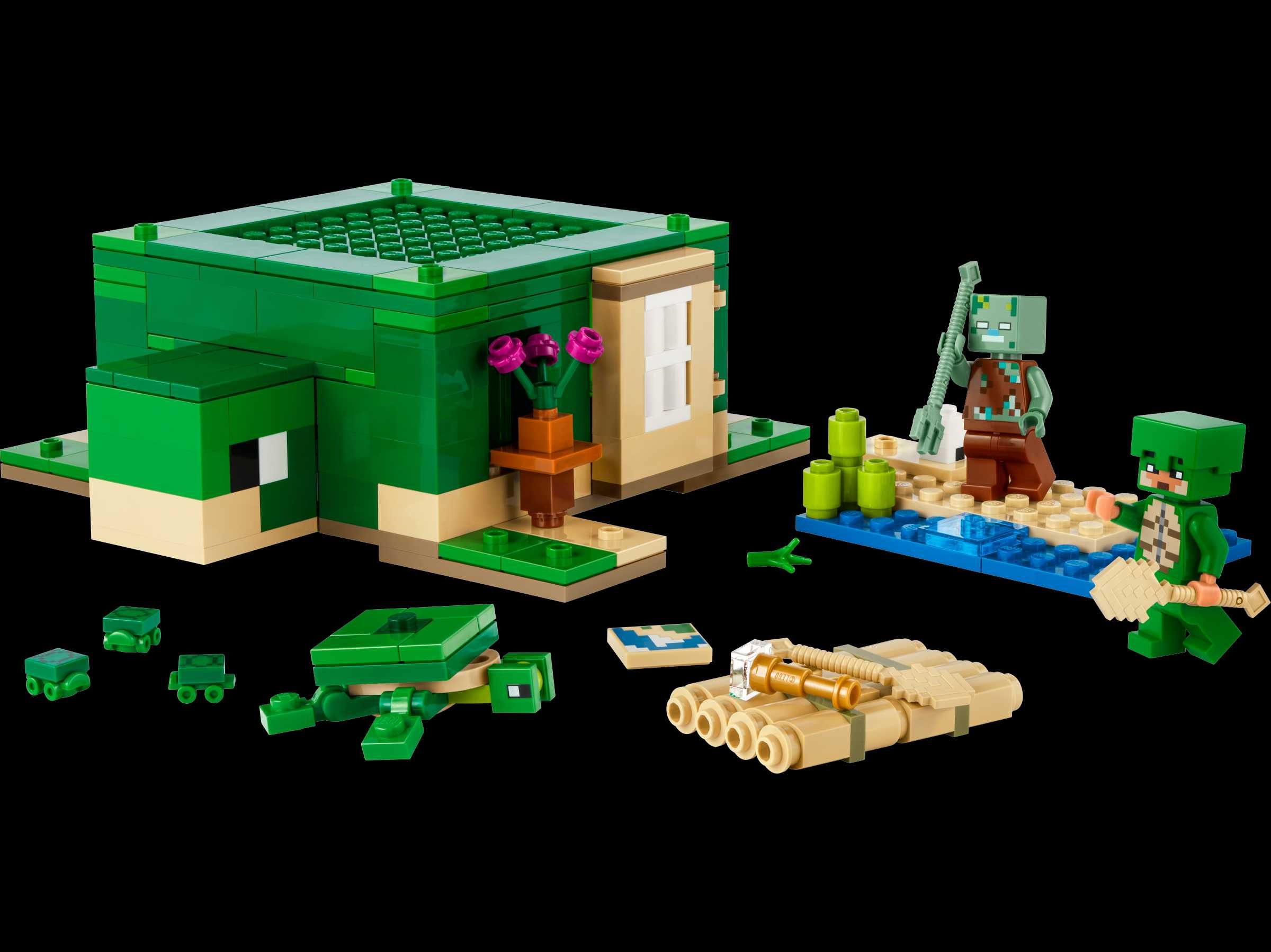 LEGO Minecraft Domek na plaży żółwi 21254