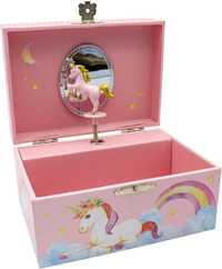 GICO Dziecięca pozytywka szkatułka na biżuterię Unicorn