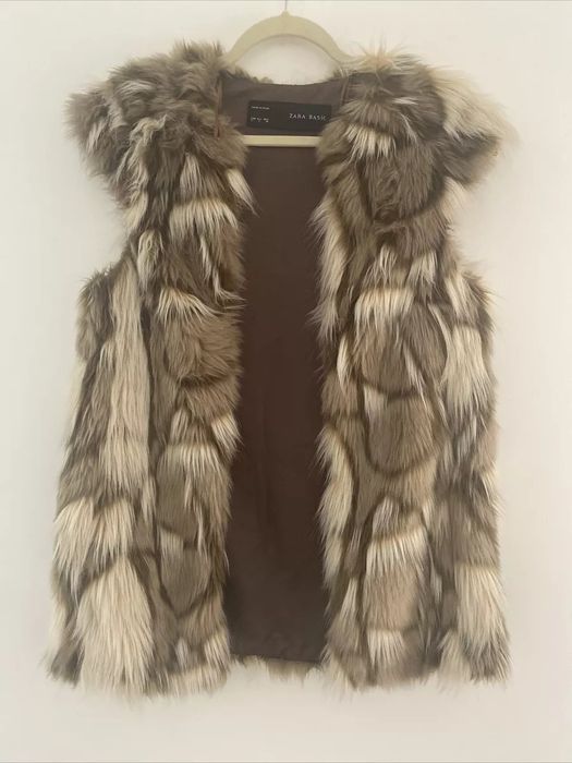 Хутряна жилетка Zara