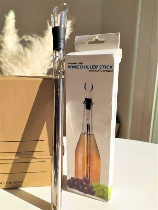 Kit para Vinho - Refresca e sirva ao mesmo tempo o seu vinho