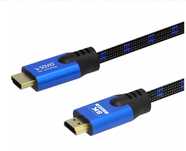 Kabel Savio CL-142 HDMI - HDMI 1,8 m oplot bawełniany
